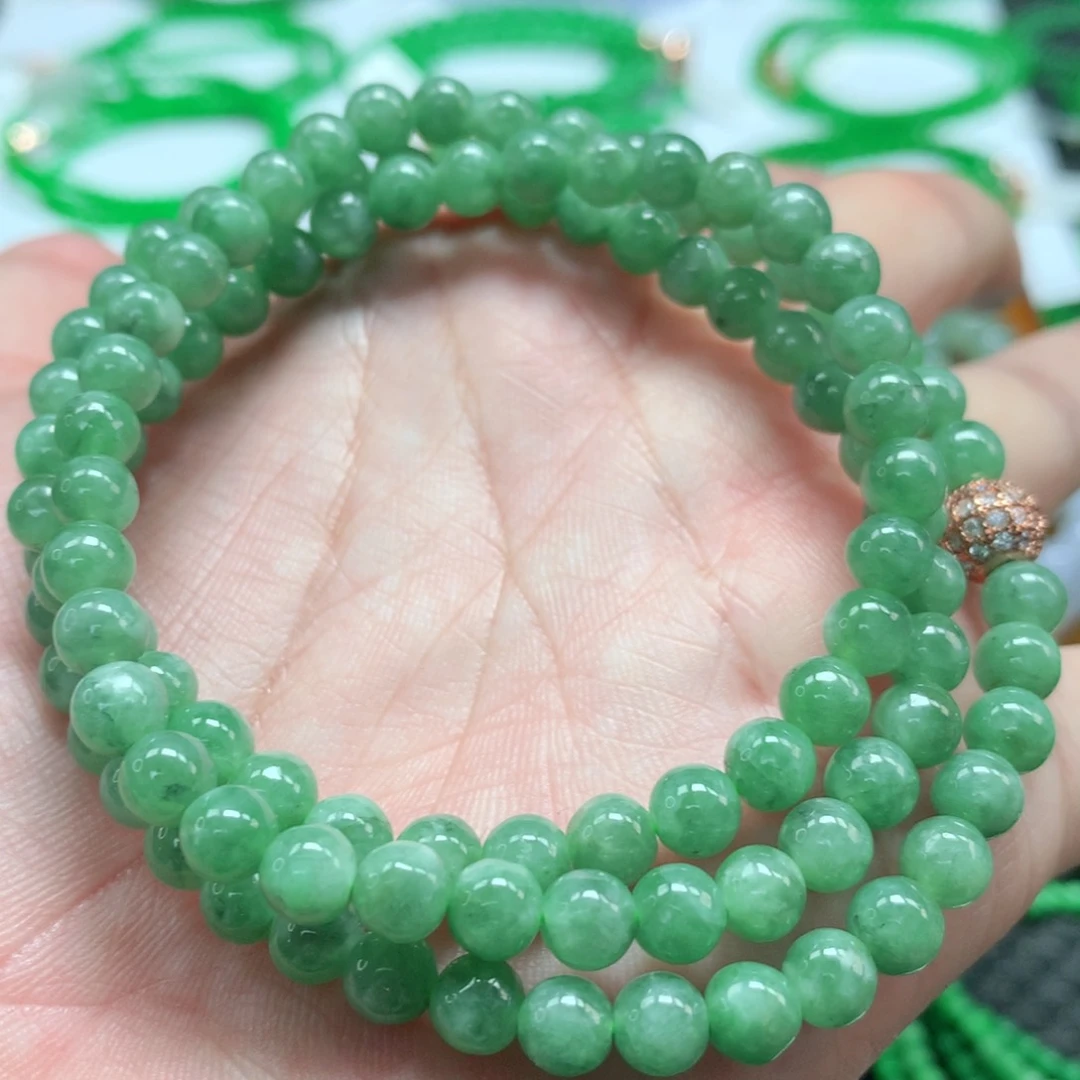 未镶嵌手链翡翠翡翠