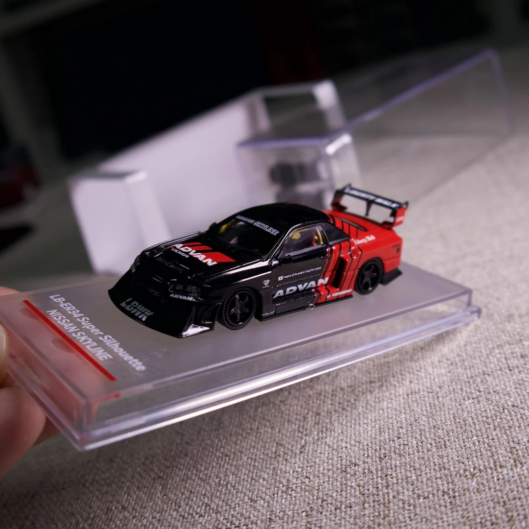 【壹童现货】CM 1:64 尼桑ER34 ADVAN 合金汽车模型