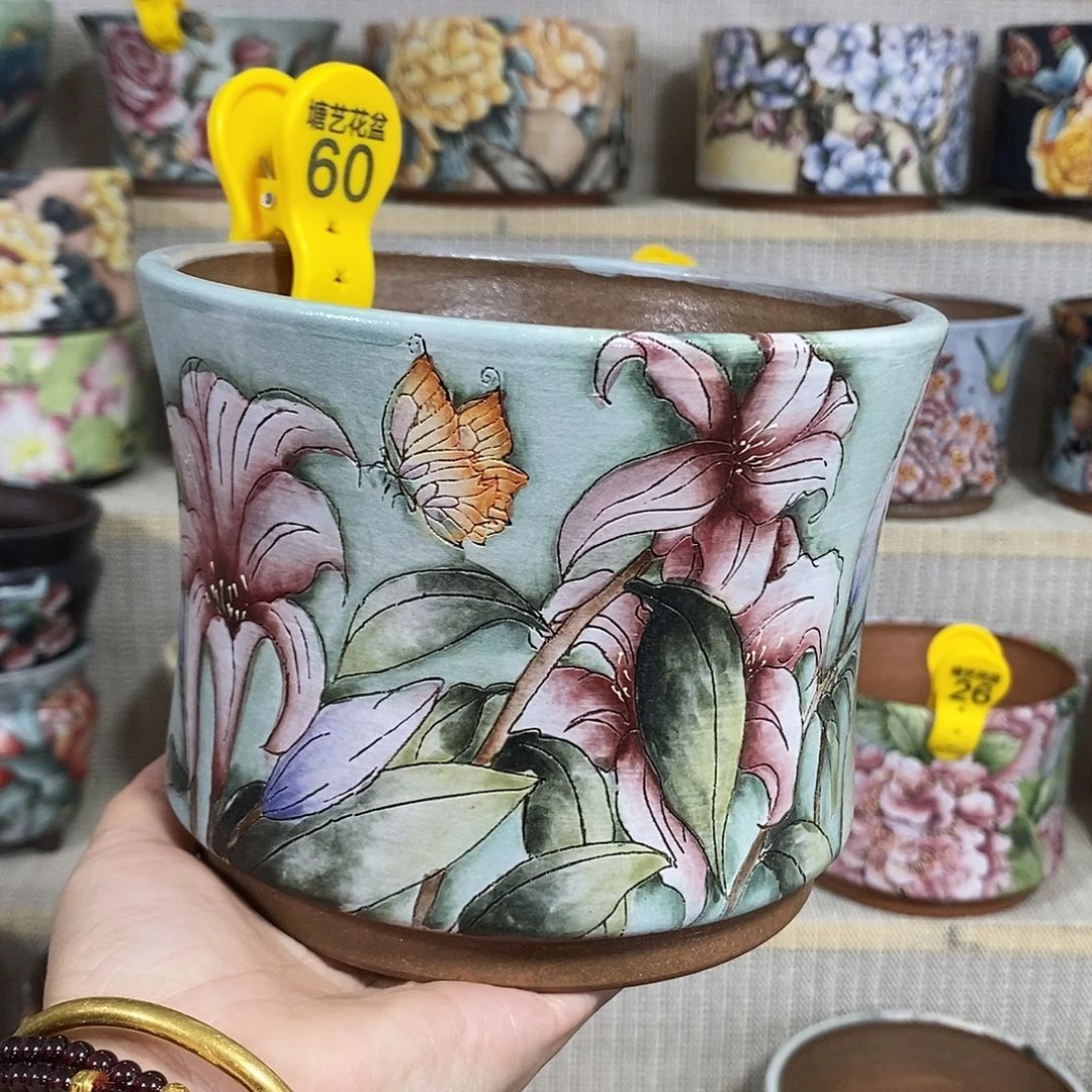 景德镇精品瑶晨美盆14/11.5