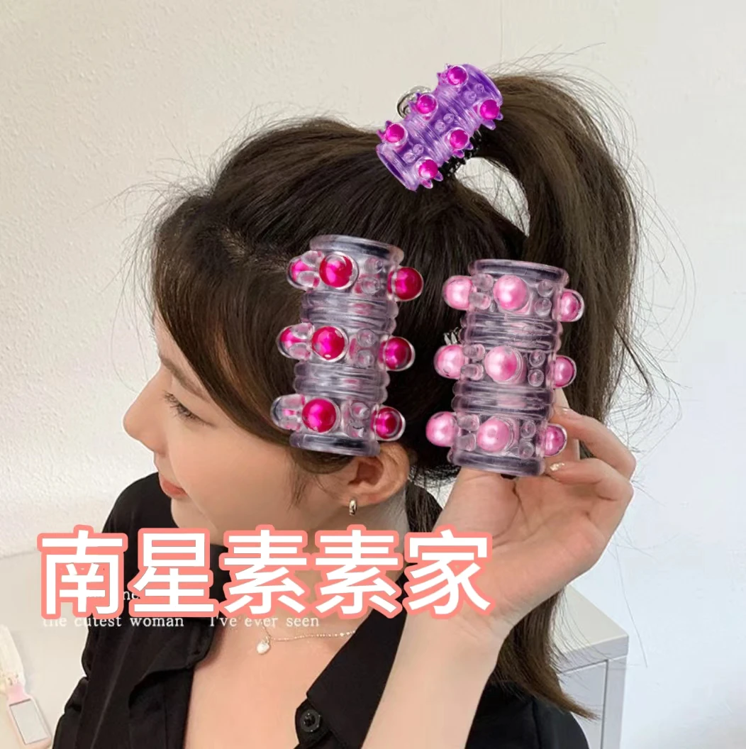 【主播推荐】好用固定神器 防塌 好用    发饰隐形防滑头顶蓬发饰