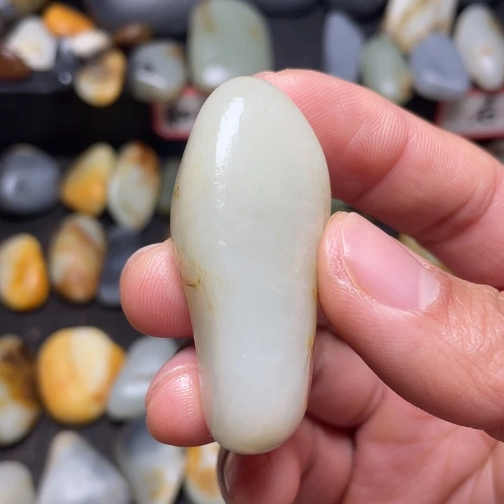 和田玉未镶嵌挂件85