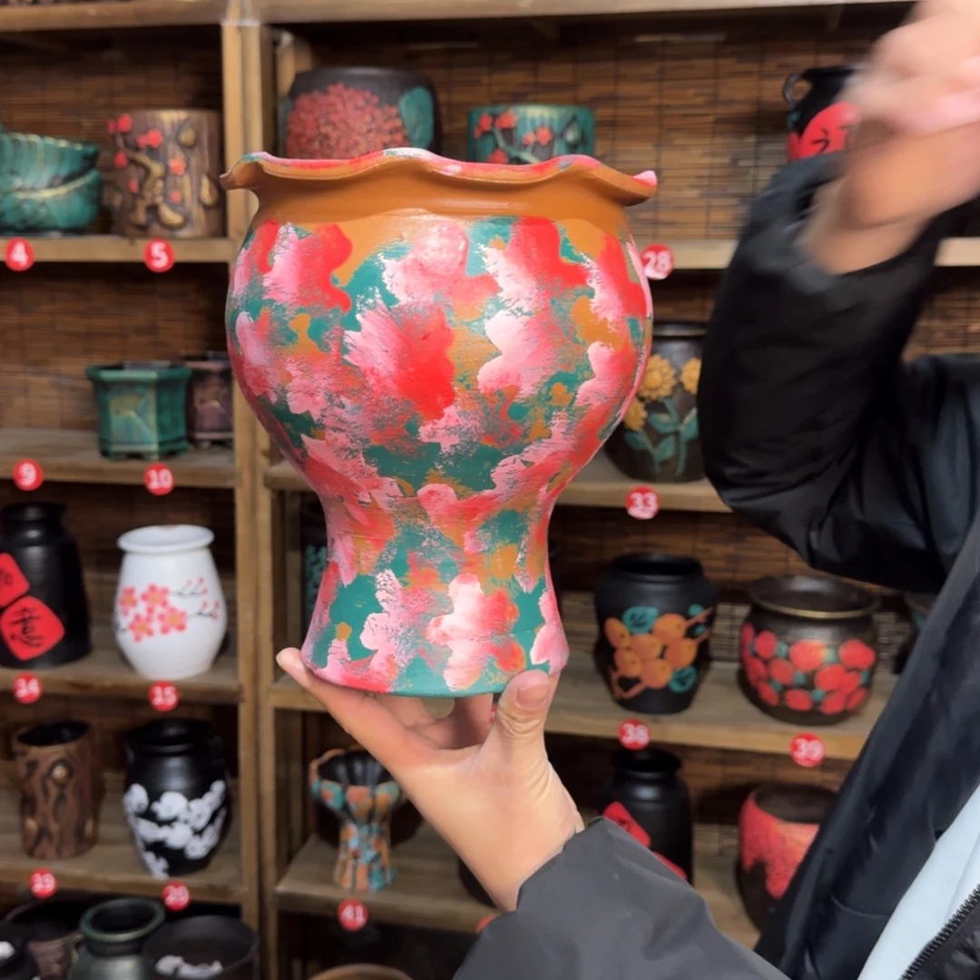 带孔高端浮雕花盆炸炸炸炸