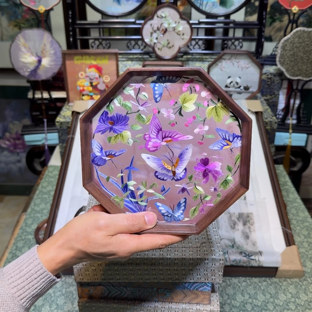 刺绣手工苏绣工艺制作技艺精湛