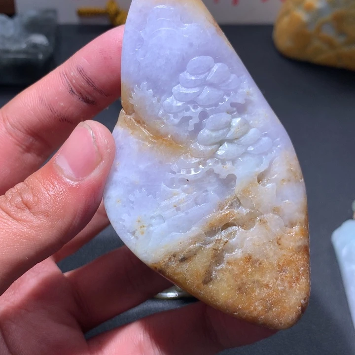 翡翠未镶嵌颈饰保真天然a货翡翠