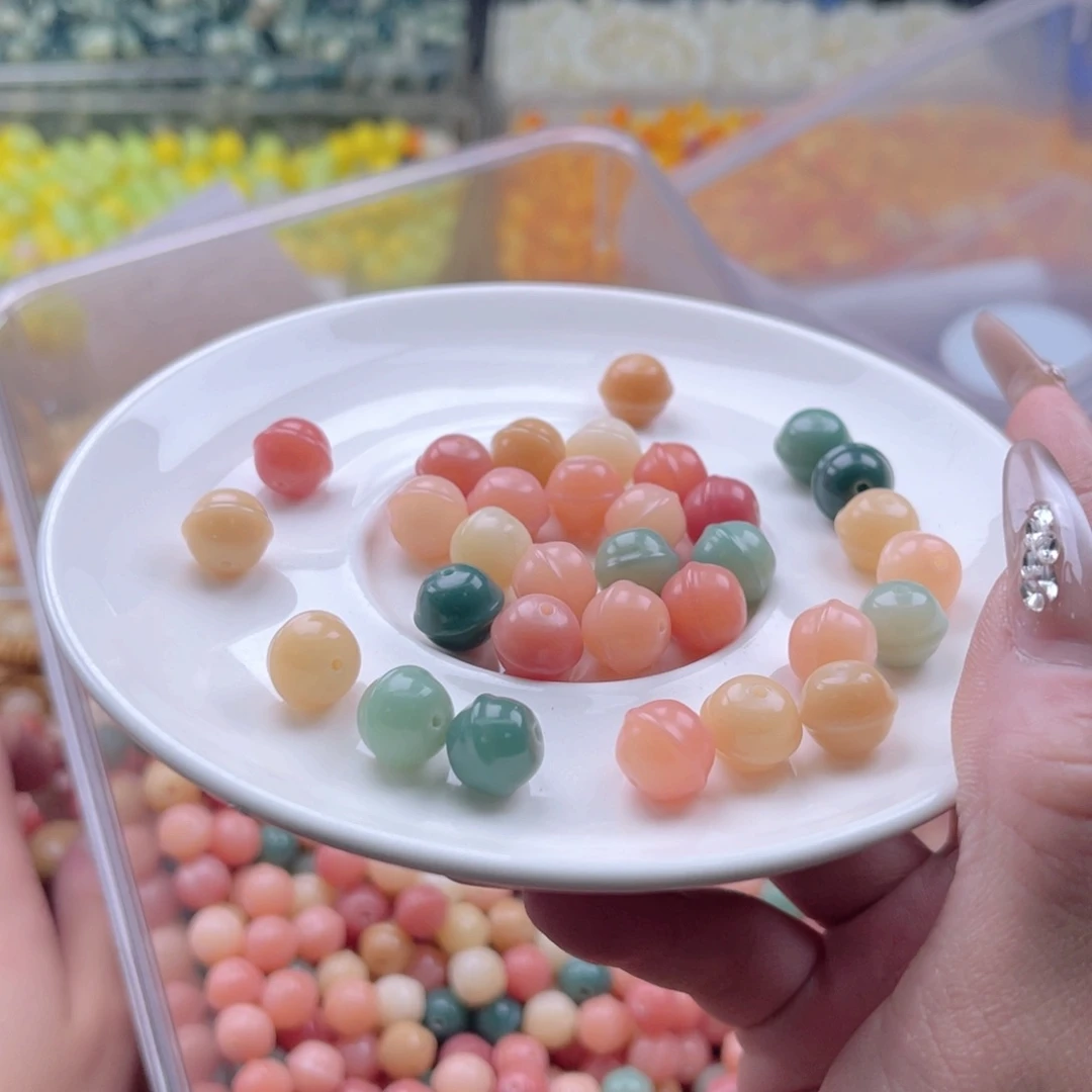 白玉菩提吊坠a11mm50颗。多宝蜜罐