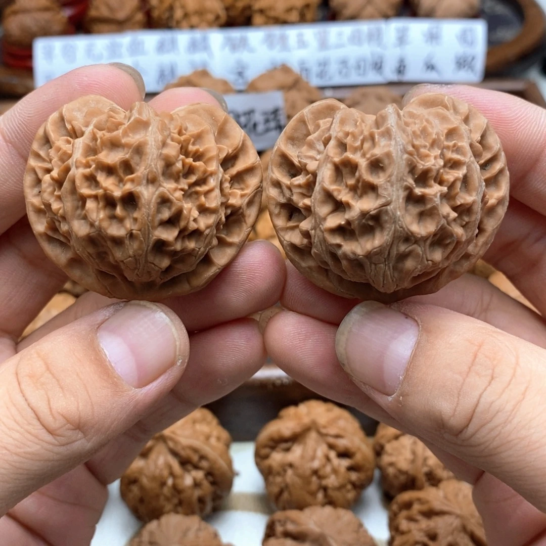 吊坠文玩核桃44尺 全品桃心宫灯 17