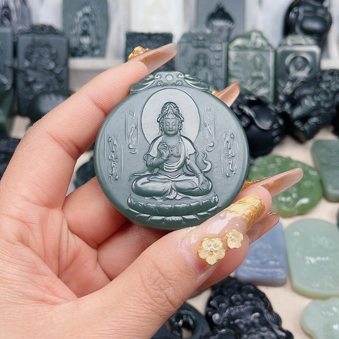 和田玉挂件未镶嵌