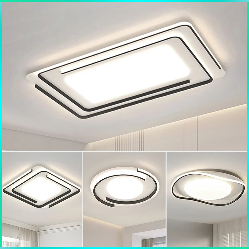 中山灯具 客厅灯现代简约大气吸顶灯极简全屋套餐组合led主灯新款