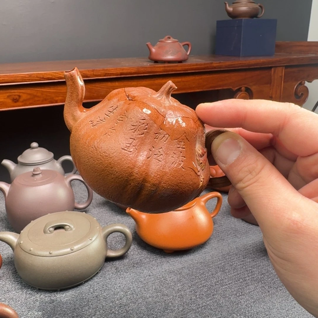抖***时茶壶紫砂南瓜糊1111