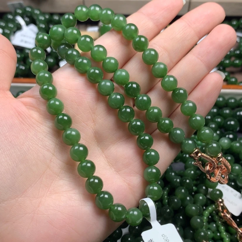 【闪购商品】和田玉（碧玉）颈饰未镶嵌泡***?