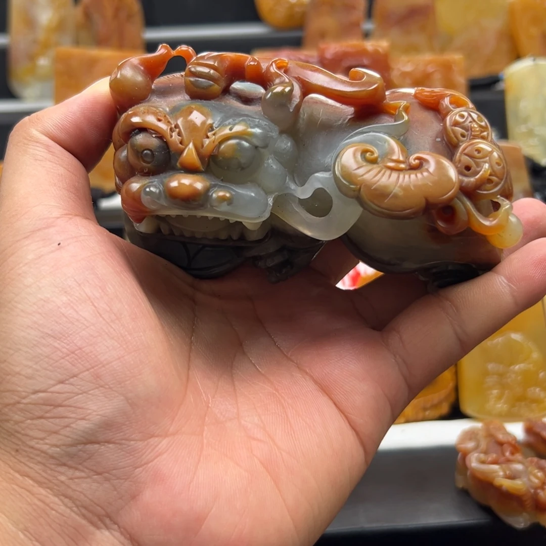 石英质玉（黄龙玉）未镶嵌多样性发货，发其一