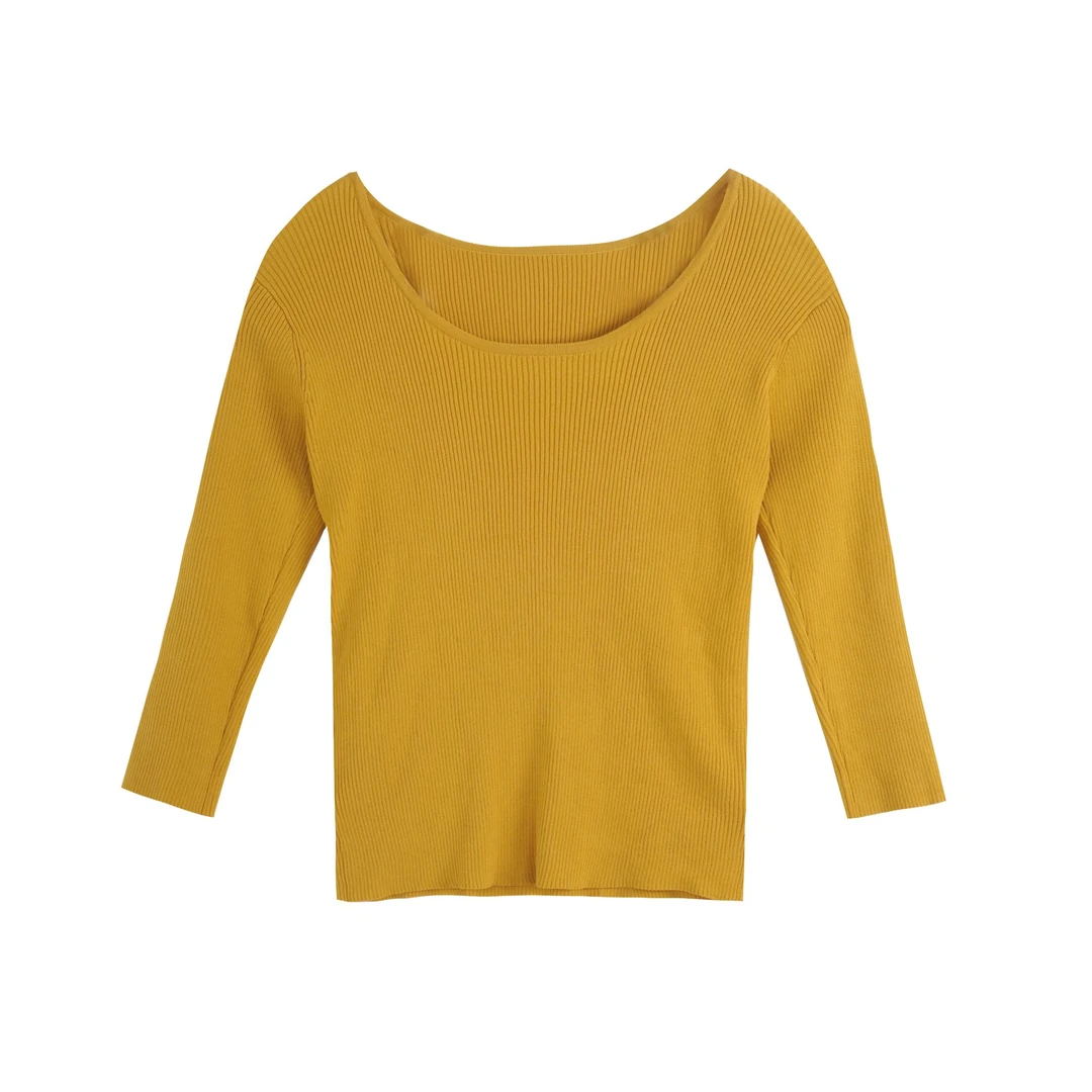 【Montendre】 C 秋季新款 打底衫中袖t恤修身百搭时尚上衣