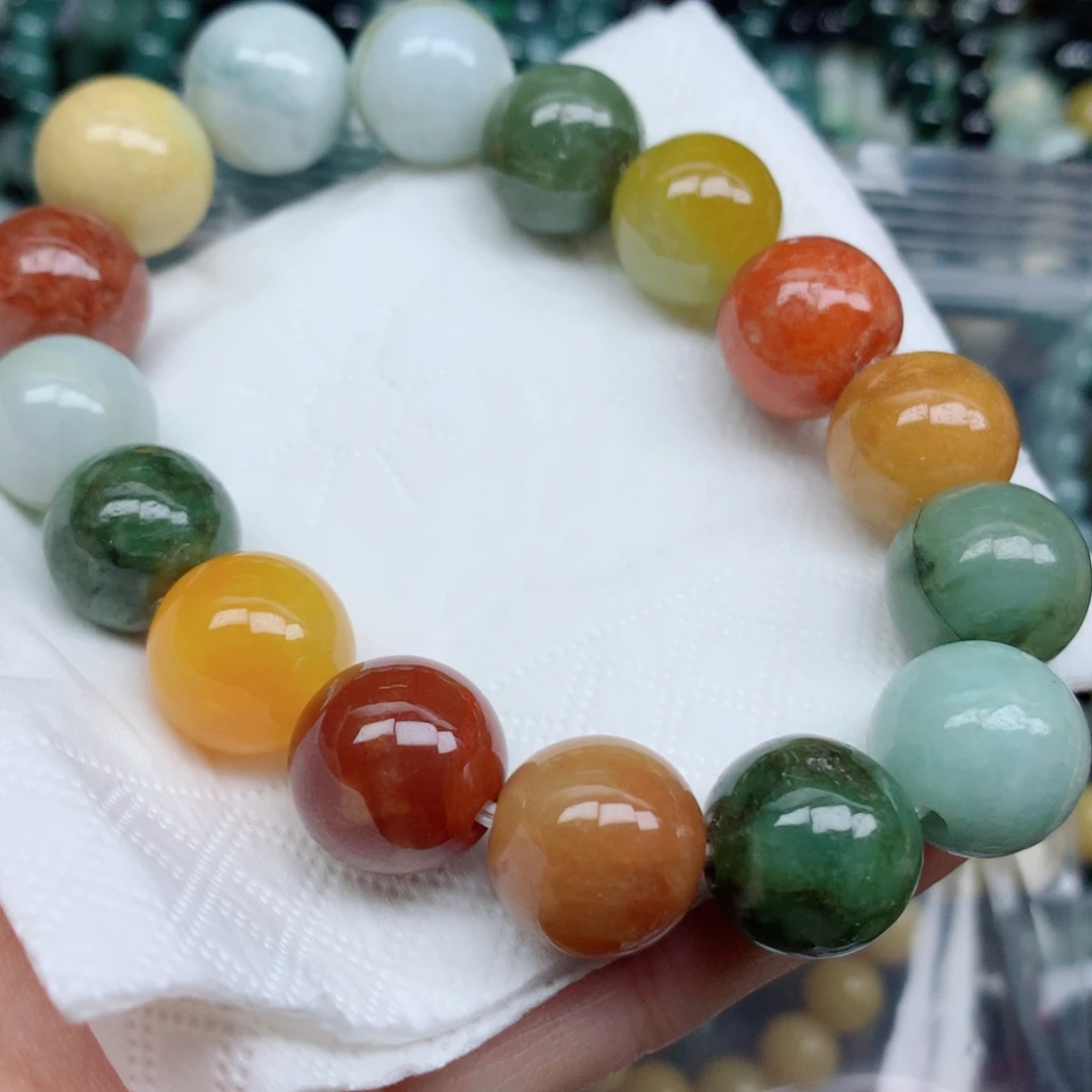 翡翠未镶嵌项链翡翠珠