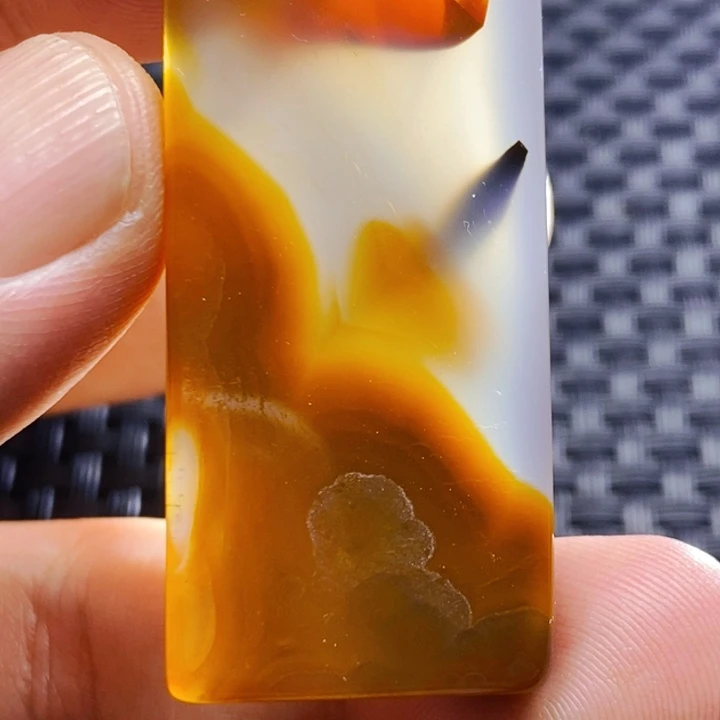 嫌***痛玛瑙/玉髓未镶嵌颈饰