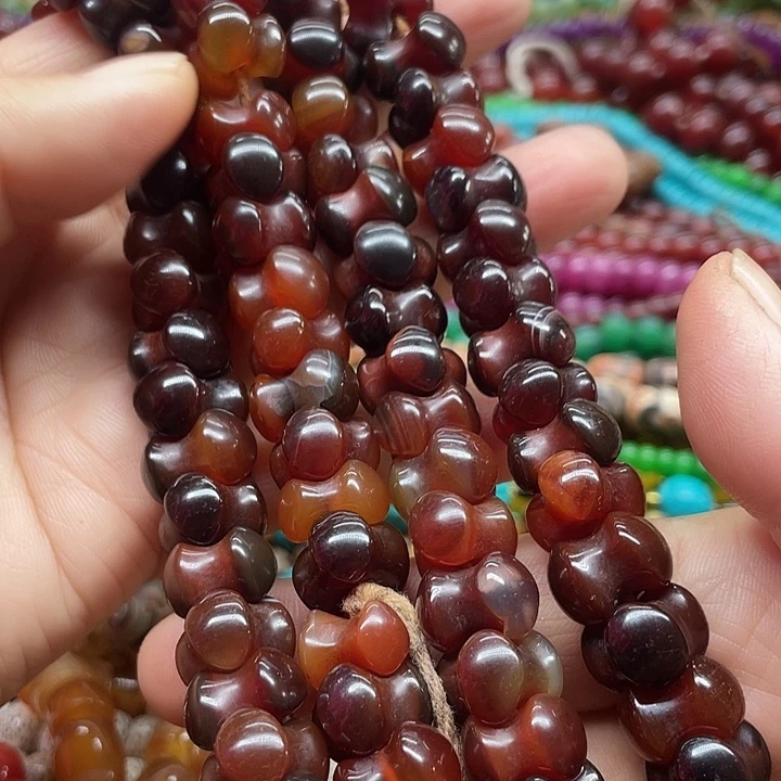 逍***遥玛瑙/玉髓未镶嵌项链手链喜欢就好