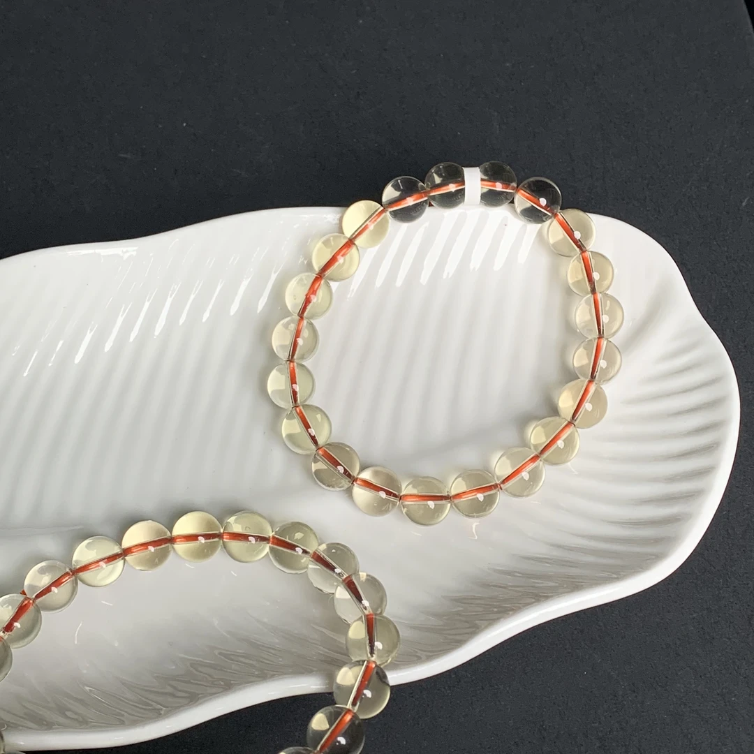 毕业巴西全净体黄水晶手串Z2007多样性发其一