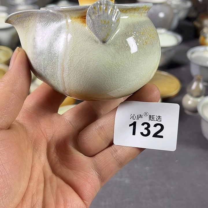 沁庐柴窑古法柴烧全手工茶具