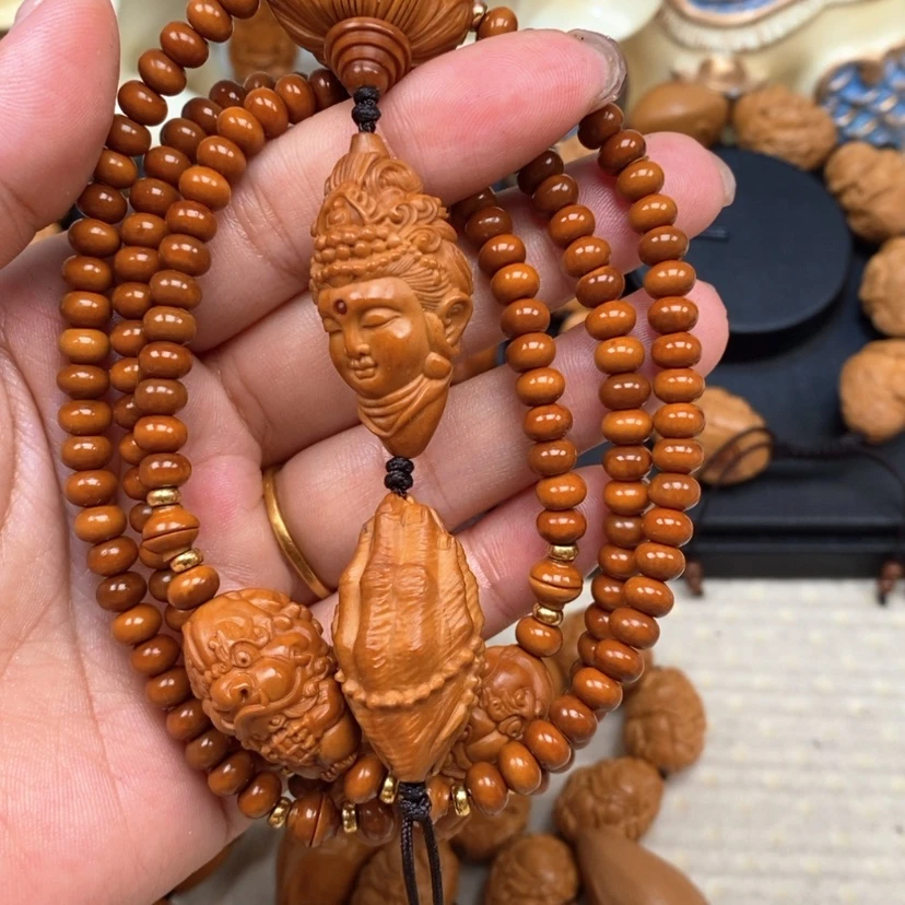 【闪购商品】橄榄核吊坠橄榄手工雕刻工艺