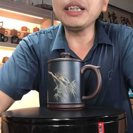 茶杯紫泥微瑕容量400
