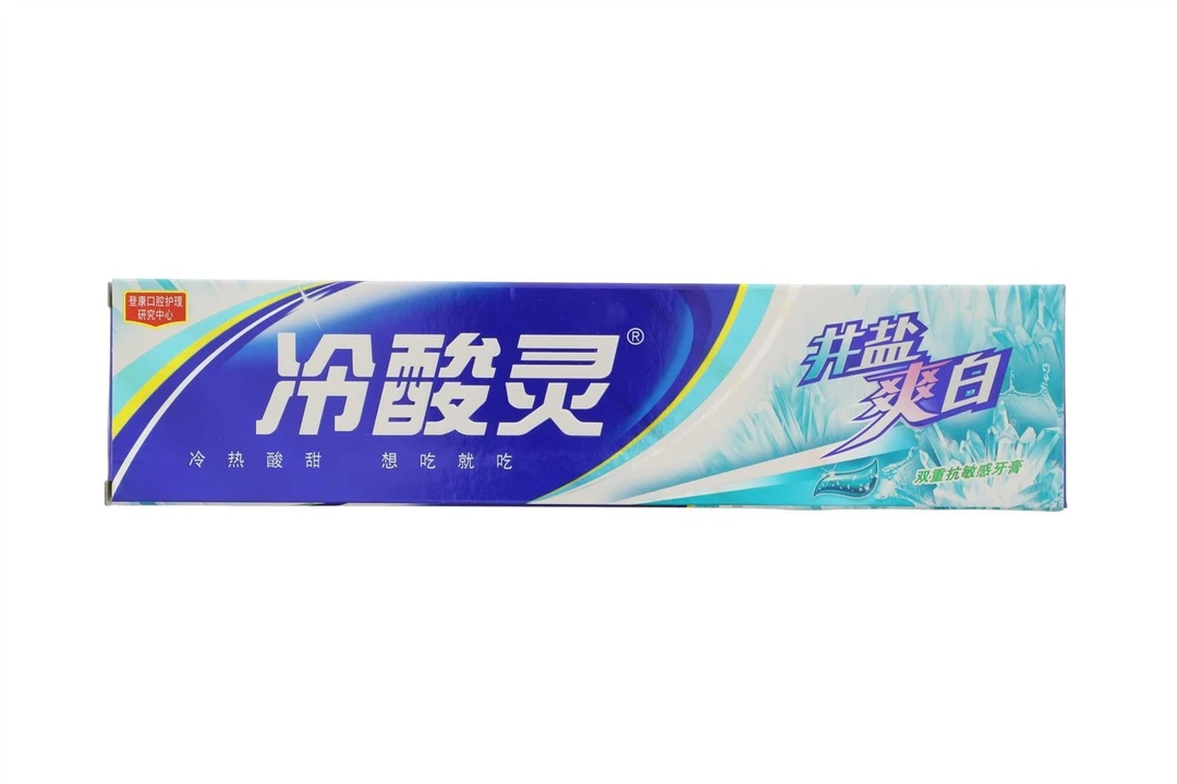 170g冷酸灵井盐爽白牙膏   170g/盒