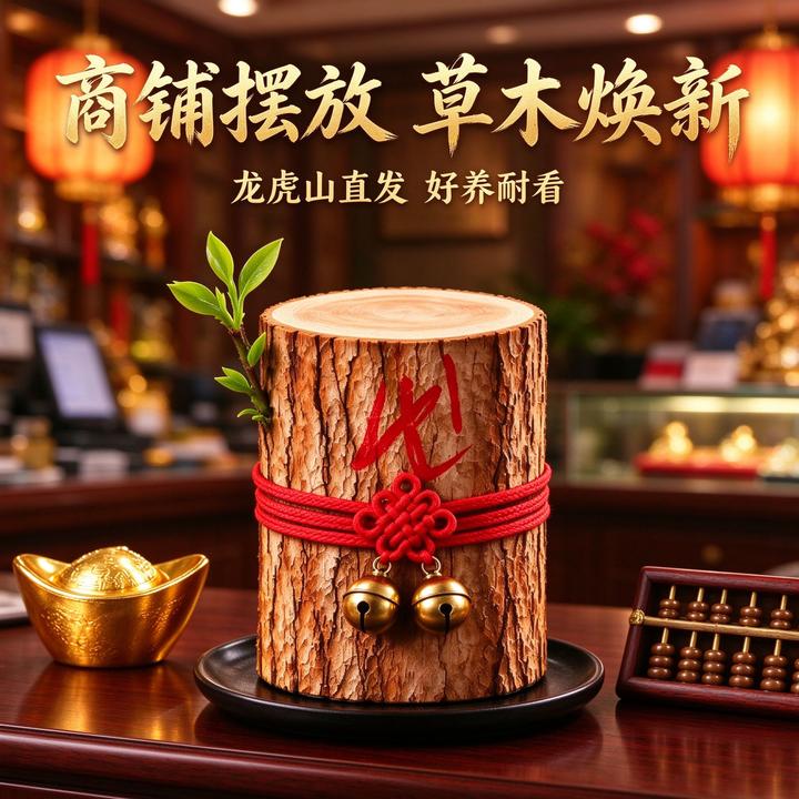 【雷击香龙木】龙虎山能开花的香龙血树木摆件