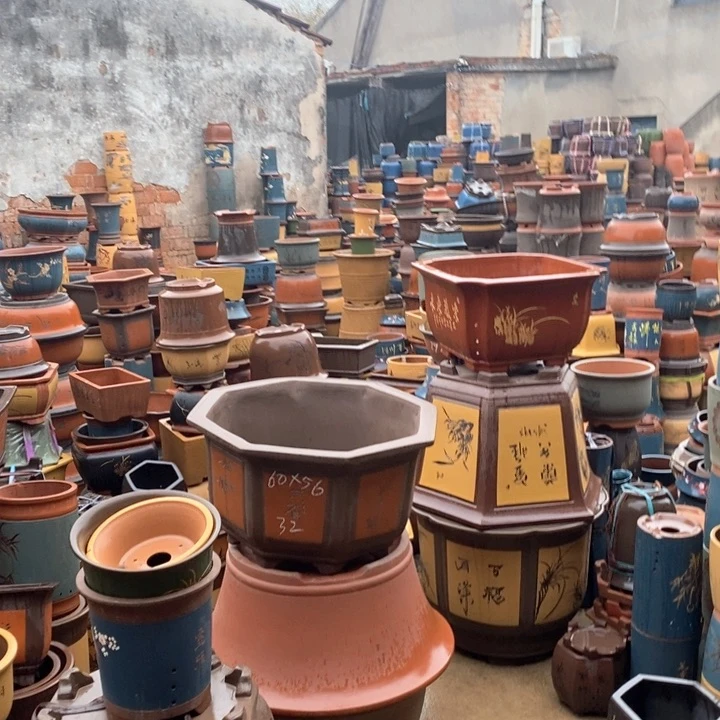 紫砂花盆紫砂花盆