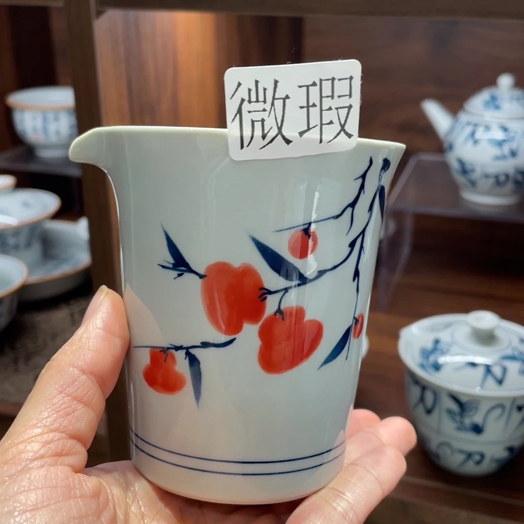 微瑕釉下彩纯手绘