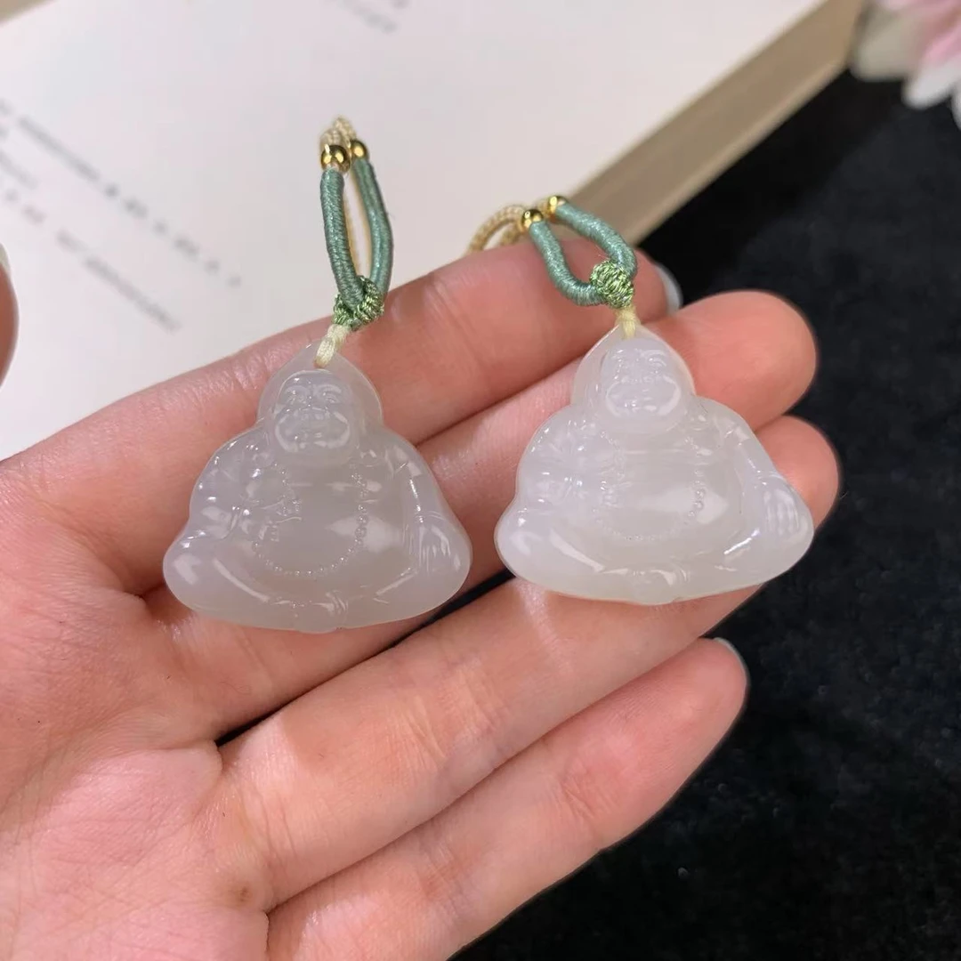 【麦子家族秋季特惠】天然和田玉挂件佛公多样性发一PG042-2