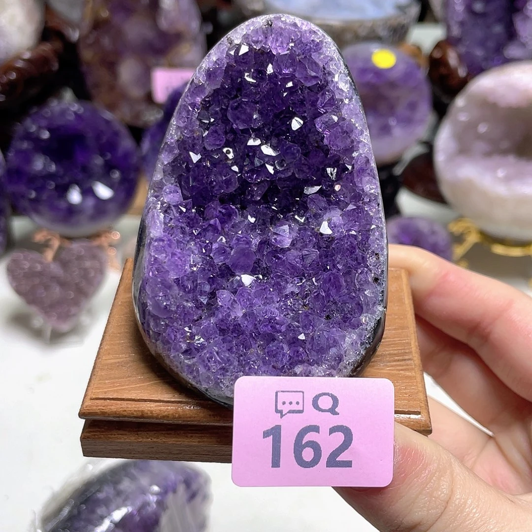 紫晶珠宝半成品未镶嵌