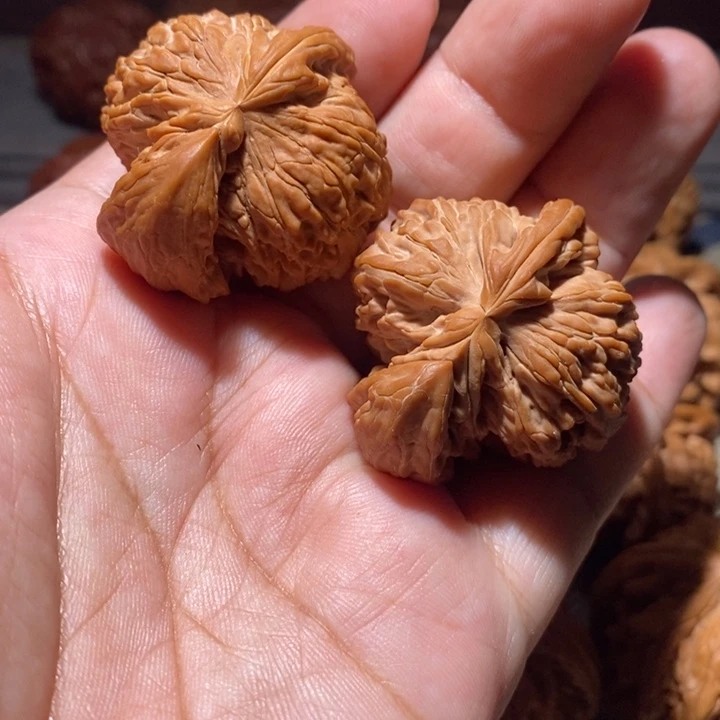 文玩核桃吊坠40白狮子犀牛