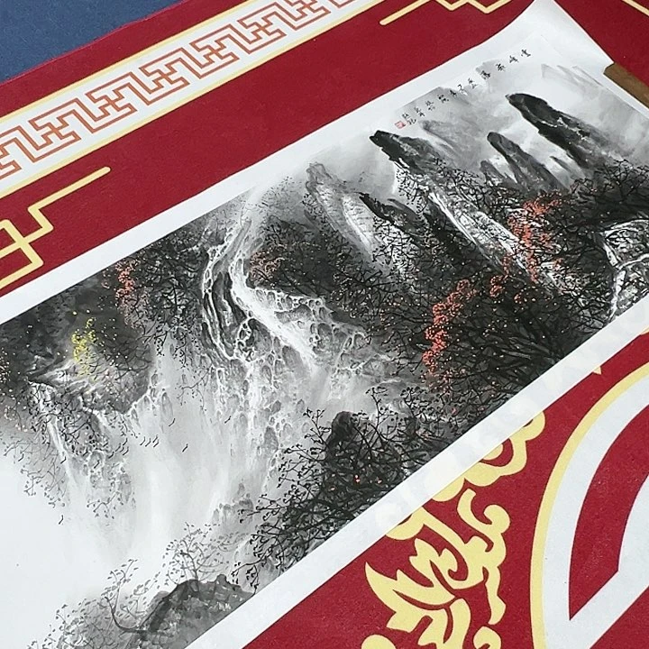 国画书画作品多次