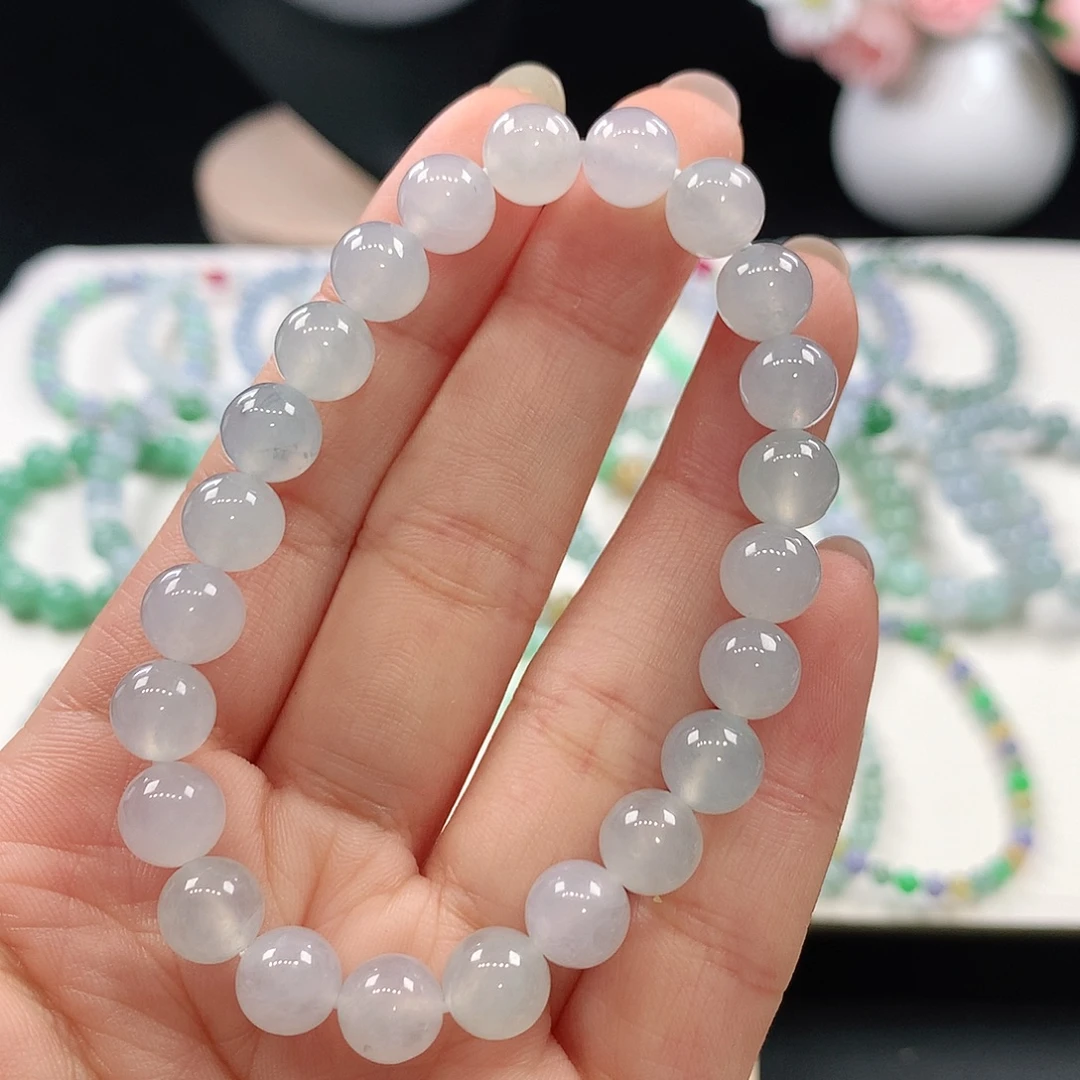 翡翠未镶嵌手链8mm