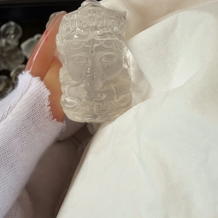 我***球水晶未镶嵌车挂水晶