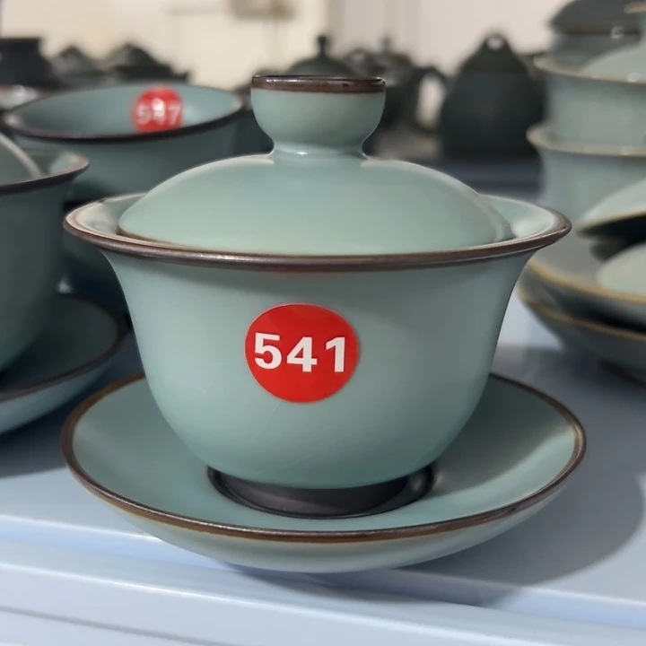 微瑕陶瓷茶壶茶杯家用