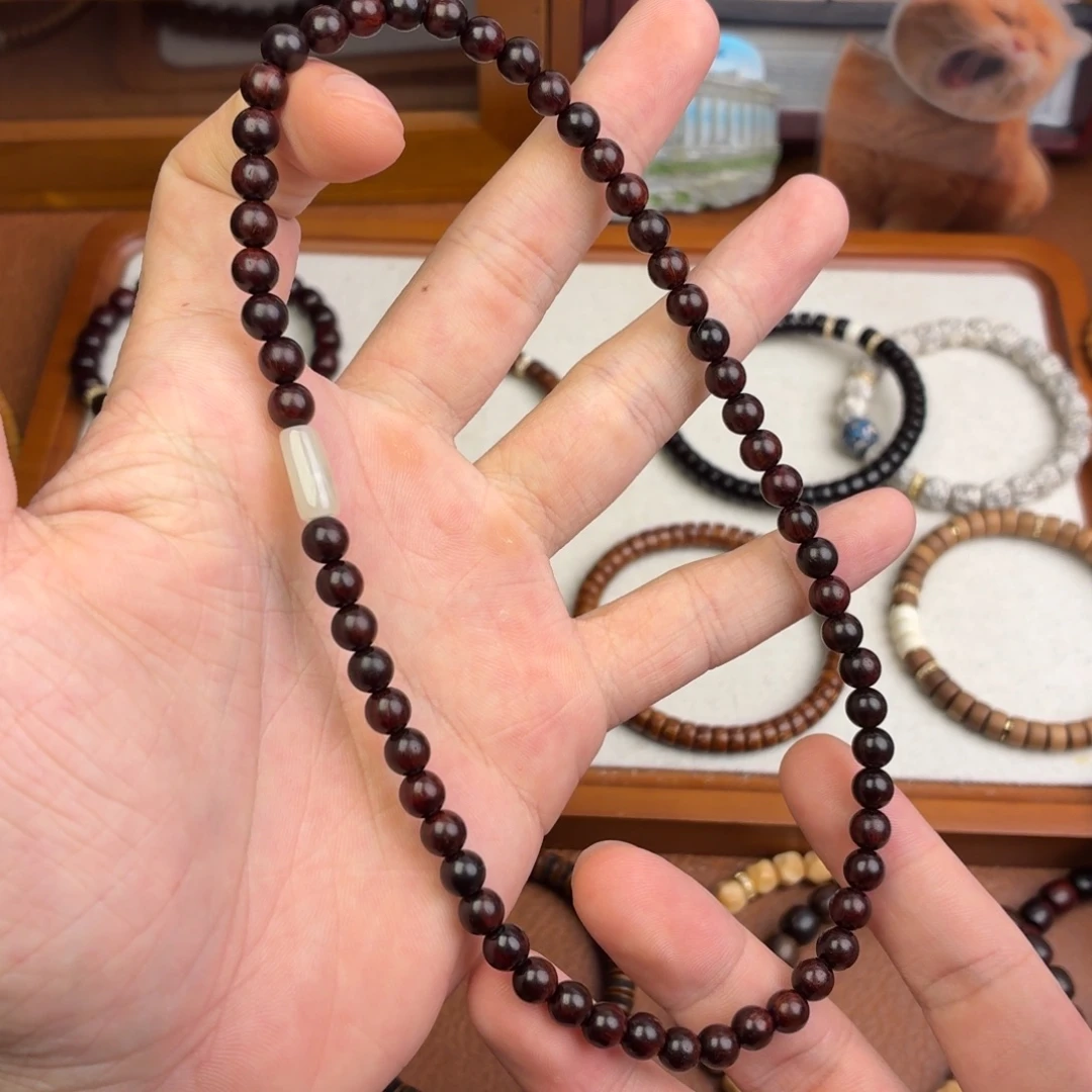檀香紫檀（小叶紫檀）未镶嵌手串