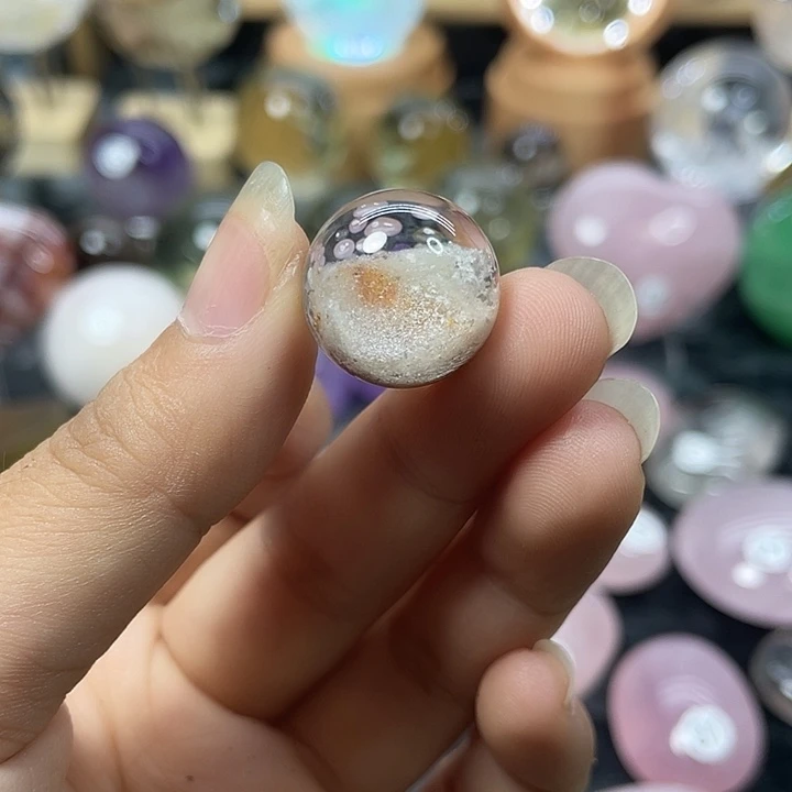 未镶嵌水晶珠宝半成品白幽灵
