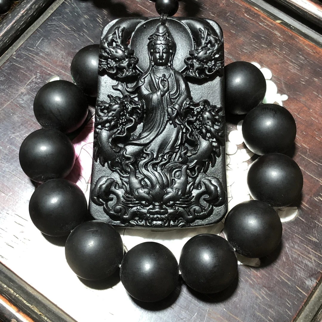 翳泊九龙观音带手串【璀璨甄选】