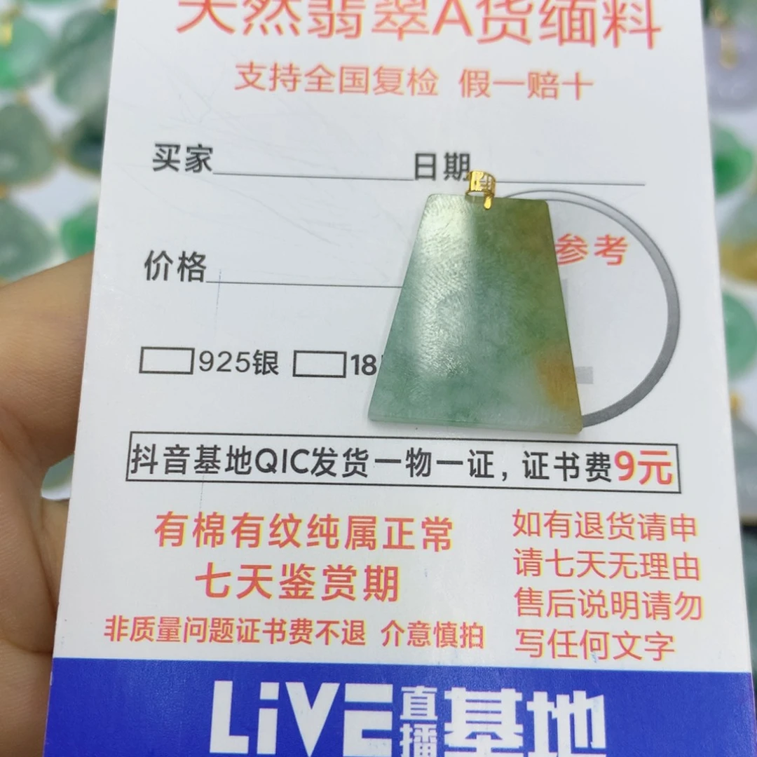 翡翠颈饰未镶嵌翡翠