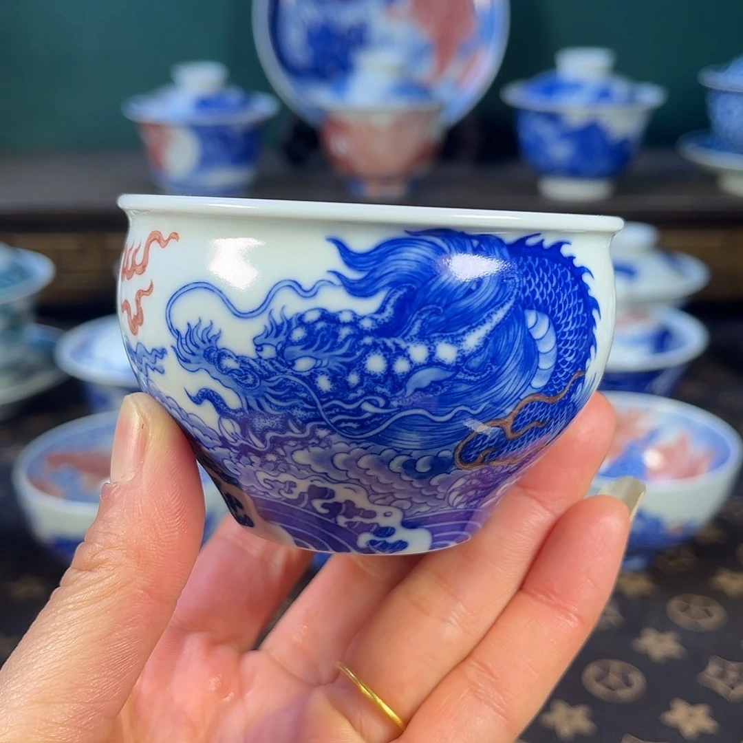 瓷片景德镇市自成堂手工手绘