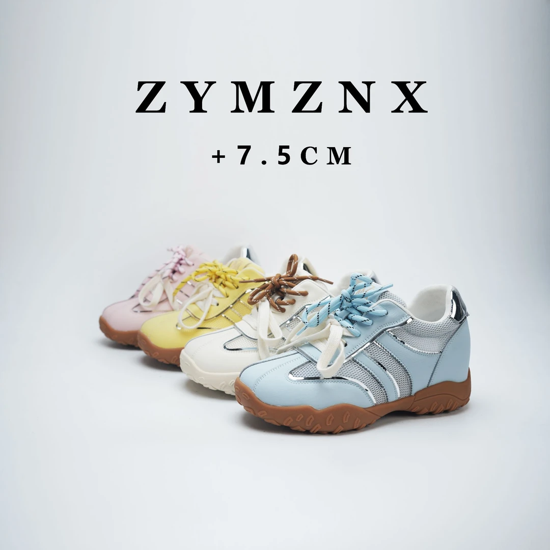 【平增高7.5cm】小个子夏款增高潮流闲百搭女鞋德训鞋R046-2D