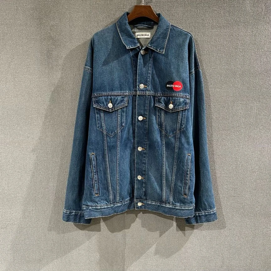99新 Balenciaga/巴黎世家 （pm）万事达牛仔外套 34码/9830