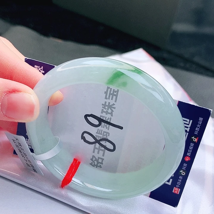 翡翠未镶嵌手镯缅甸天然a货翡翠手镯