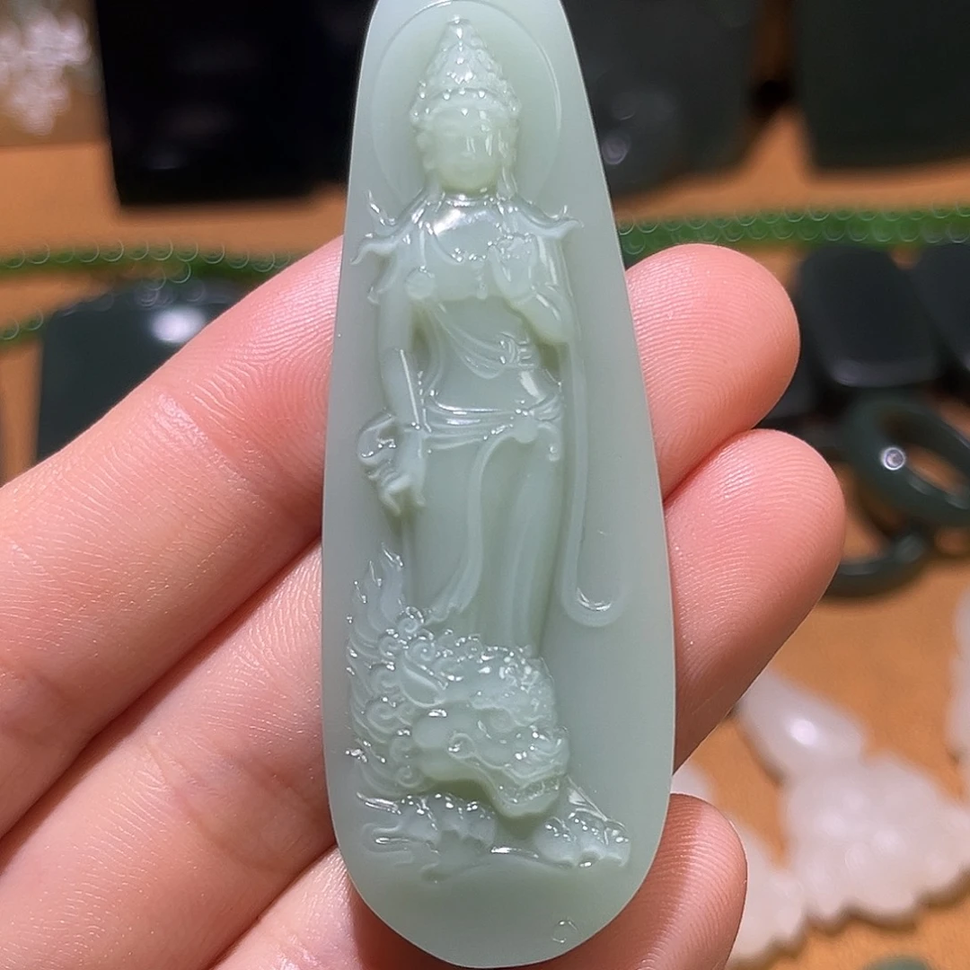 和田玉（碧玉）未镶嵌颈饰