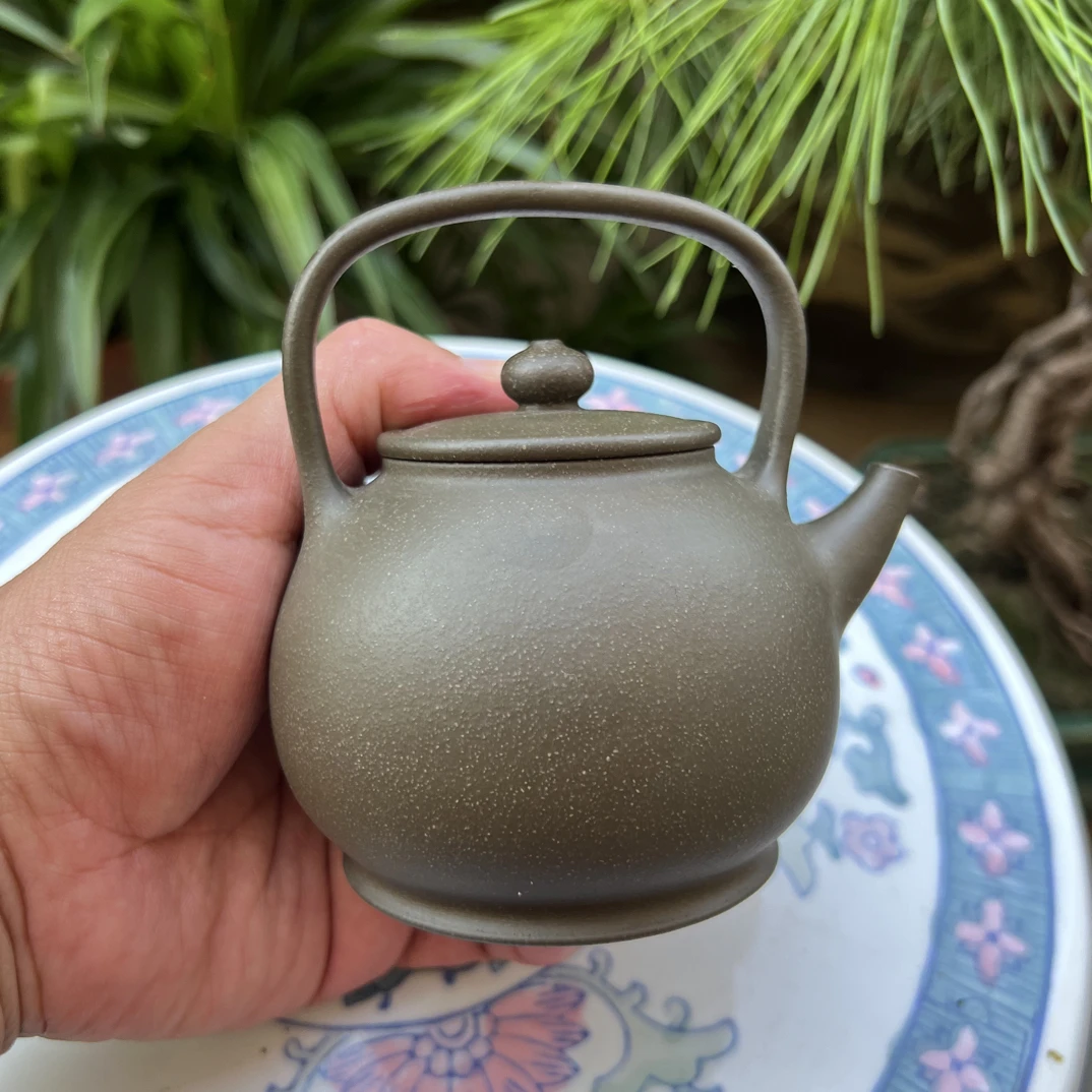 老提粱精品紫砂壶一把青段