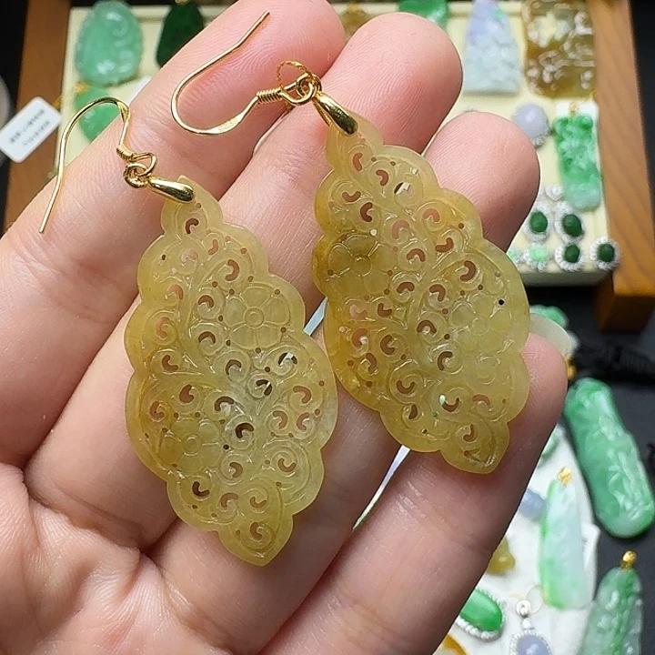 翡翠银S925镶嵌颈饰