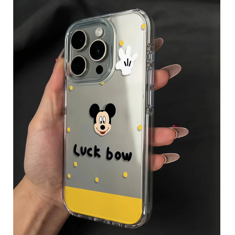 BANCA黄波点幸运米奇适用iphone16/15/14手机壳华为vivo小米oppo