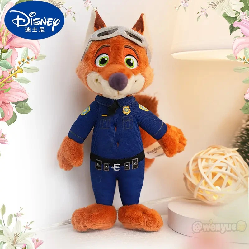 potdemiel迪士尼正版疯狂动物城尼克警官挂件情侣款一对兔子朱迪