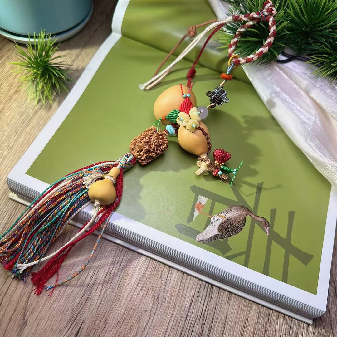 【桦雅珠宝】桃核多宝挂饰-多样性发一-Y383-自发