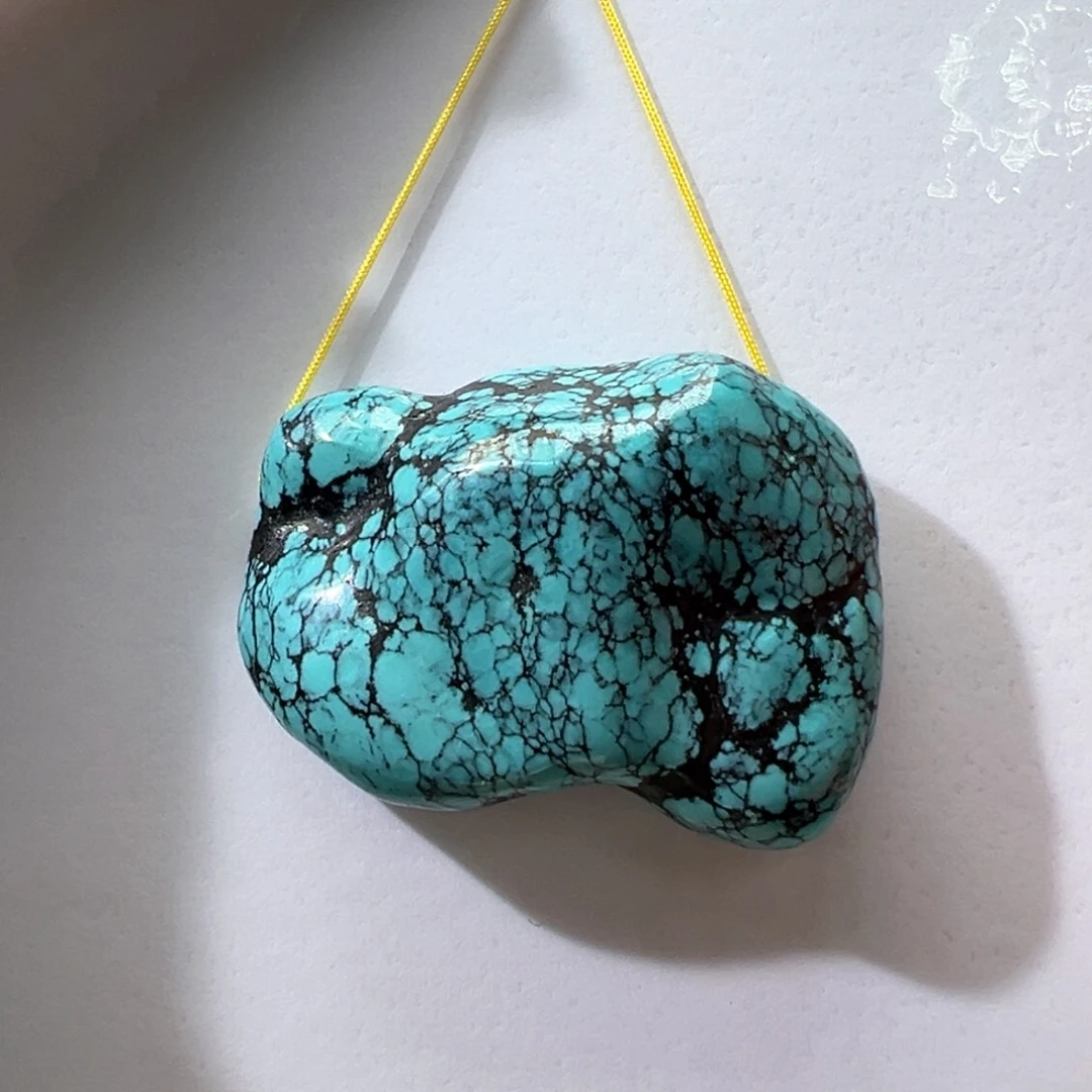 绿松石未镶嵌挂件