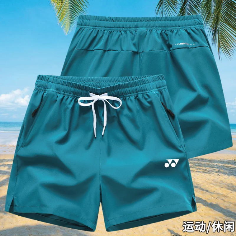 YY夏季羽毛球服短裤男士户外运动训练透气三分裤健身打球跑步裤潮